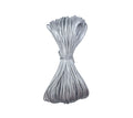 1mm 20 Yard Bundle Silver Gray Satin Nylon Cord