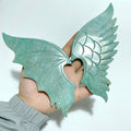 Amazonite Demon And Angel Wing Carving With Stand - Wholesale Crystals