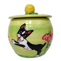 Boston Terrier Round Treat Jar