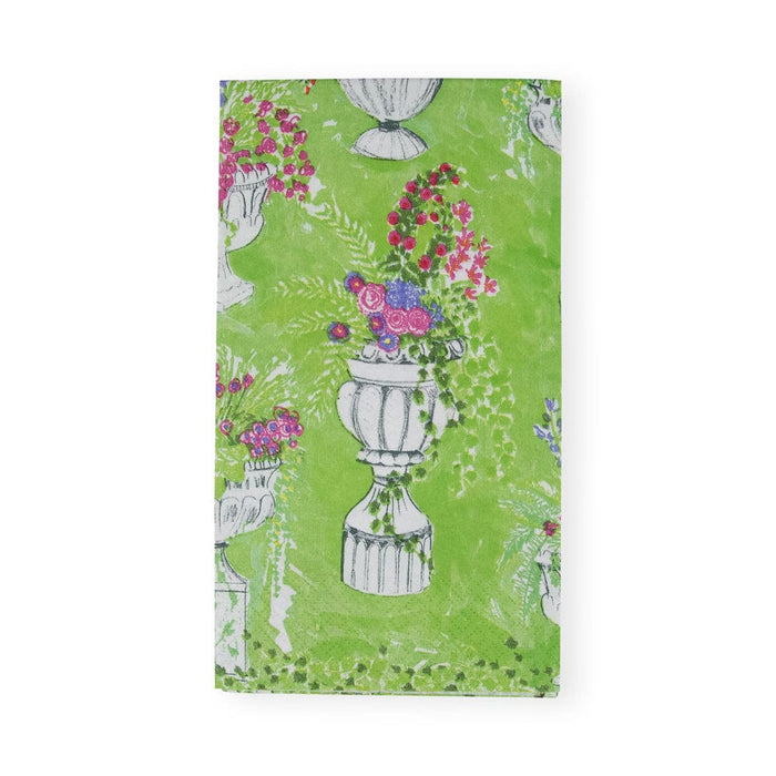 Caspari Jardin De Luxembourg Guest Towel Napkins- 2 Pack - Mildred Hoit