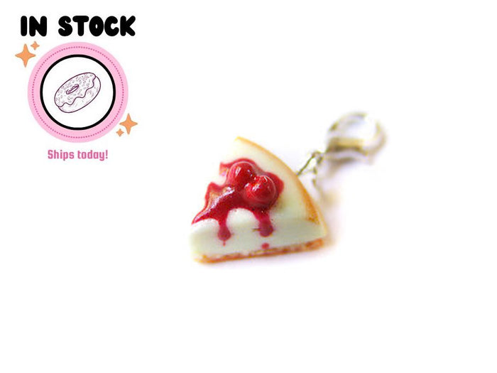 Cherry Cheesecake Charm, In Stock!