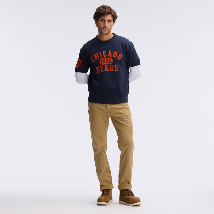 Chicago Bears Fanatics IconicFleece Short Sleeve Sweatshirt