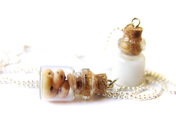 Cookies and Milk BFF Necklace Set - Sucre Sucre Miniatures