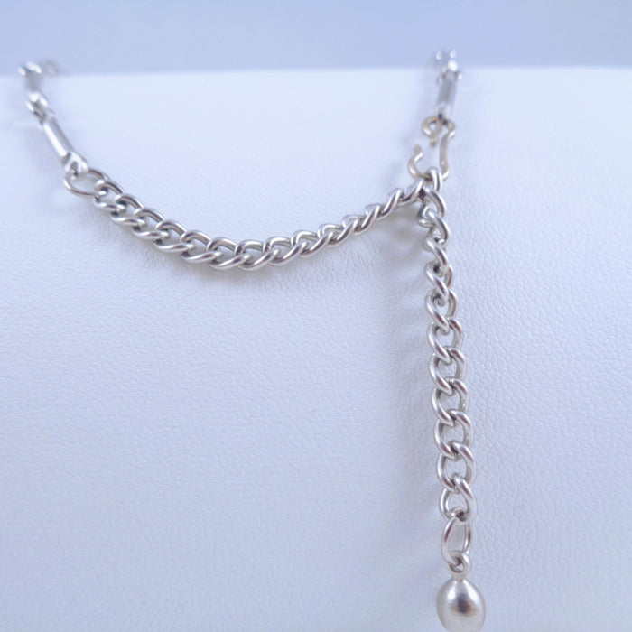 Coro Silver-Tone Clear Rhinestone Necklace