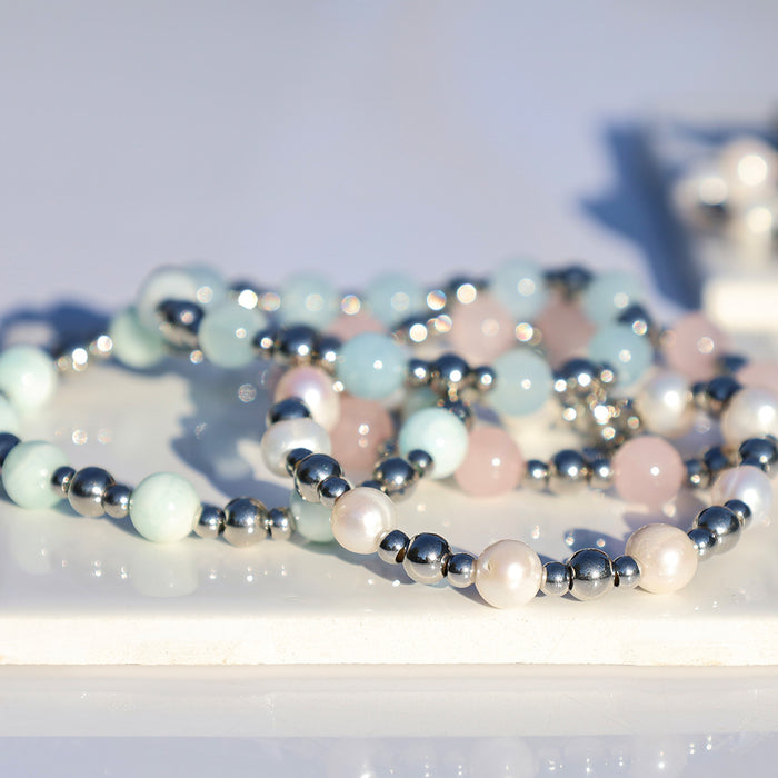 Day by Day Collection- Hemimorphite Gemstone Bracelet