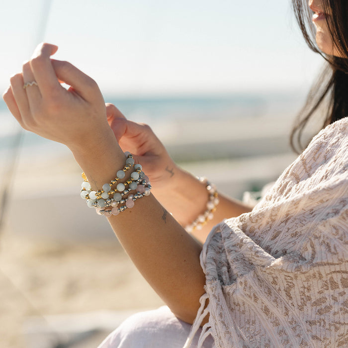 Day by Day Collection- Hemimorphite Gemstone Bracelet