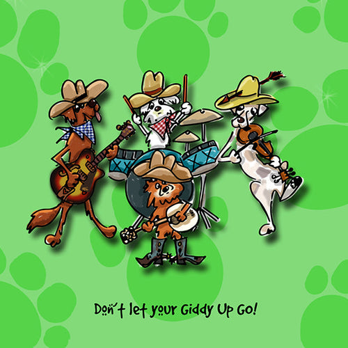 "Don’t let your Giddy Up GO!" WHIMSHOTS CANVAS