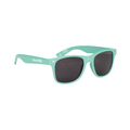 Driftwood - Mint Green Logo Sunglasses