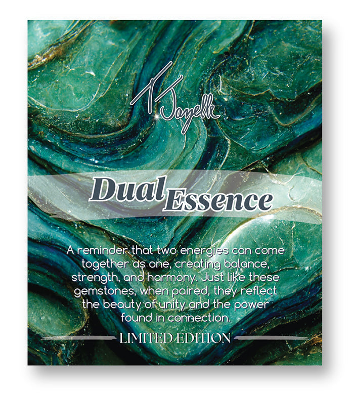 Dual Essence Collection- Turquoise & Aqua Fire Agate Gemstone Bracelet