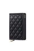 Emboss Diamond Black Mini Wallet - Mildred Hoit