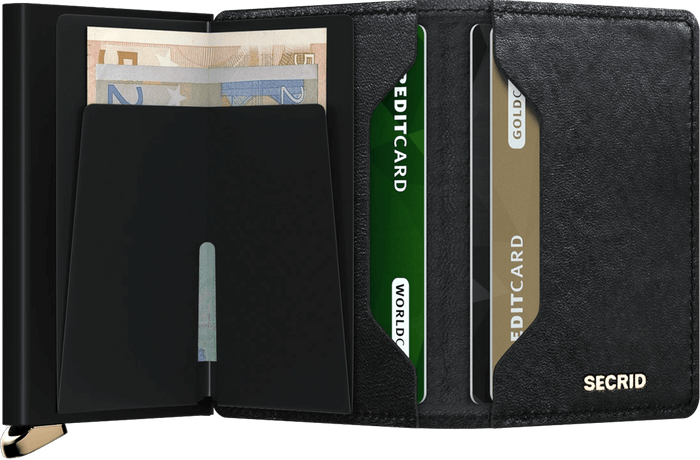 Emboss Diamond Black Mini Wallet - Mildred Hoit