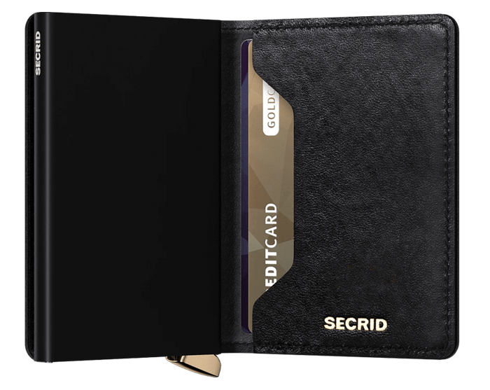 Emboss Diamond Black Mini Wallet - Mildred Hoit