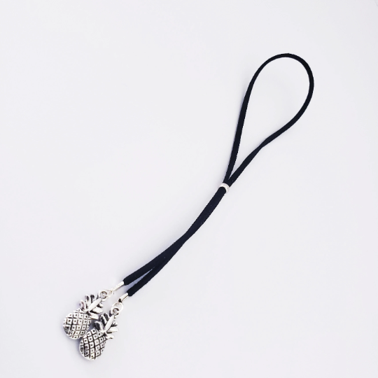 Faux Leather Penis Noose with Pineapples