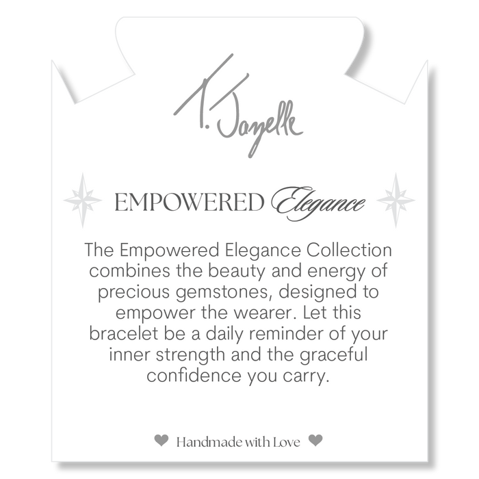 Gold Empowered Elegance Collection- Mountain Jade Gemstone Bracelet