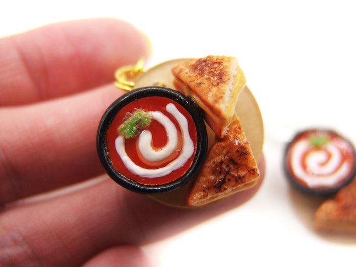 Grilled Cheese and Tomato Soup Charm