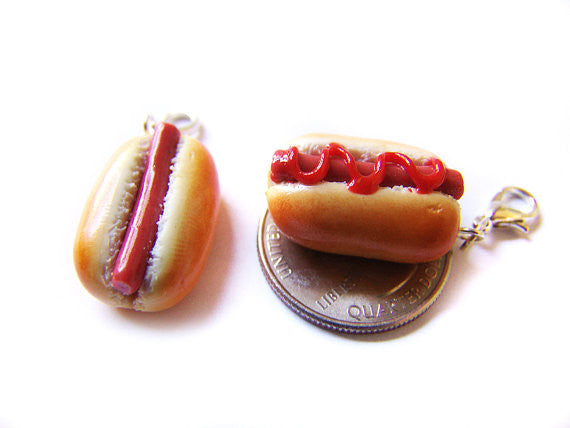 Classic Hotdog Charm - Sucre Sucre Miniatures