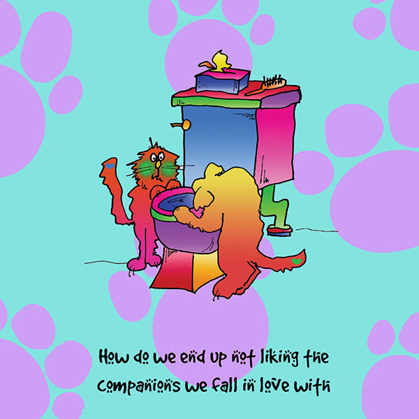 "How do we end up not liking the companions we fall in love with" WHIMSHOTS CANVAS