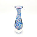 Hudson Glass - Spiral Pattern Bud Vase (Multicolor) #7028-MULTI