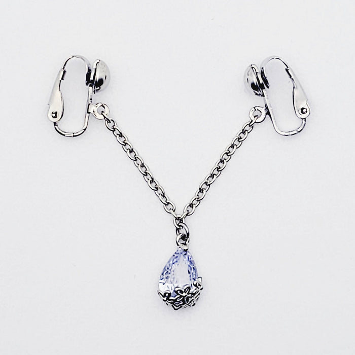 Labia Chain Dangle with Cubic Zirconia