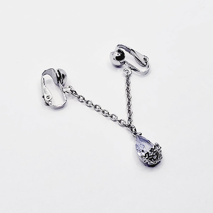 Labia Chain Dangle with Cubic Zirconia
