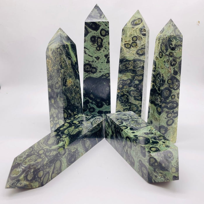 Large Kambaba Jasper Four-Sided Tower Point Wholesale -Wholesale Crystals