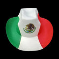 Mexico National Colors Cowboy Hat