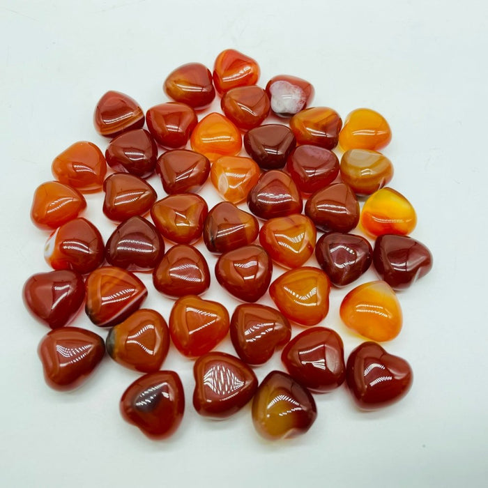 Mini Carnelian Heart 0.59in(1.5cm) Wholesale -Wholesale Crystals