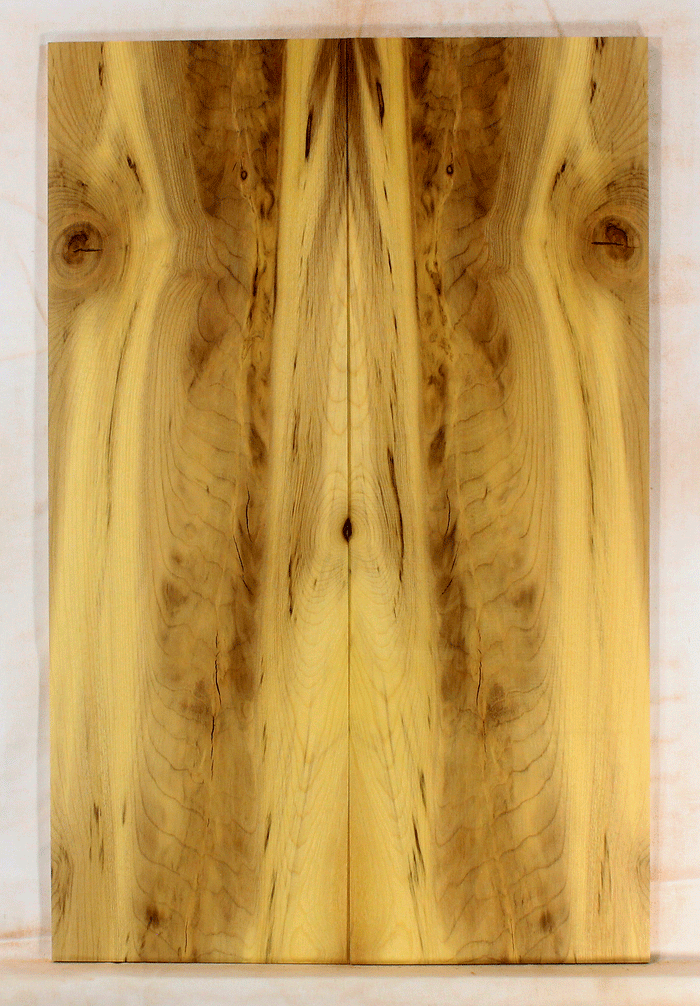 Myrtle Electric Solid Body Droptop Guitar Top, Good Color and Contrast, Crazy Figure (KL16)