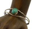 Navajo Bracelet 925 Silver Natural Blue Turquoise Native American C.80's
