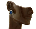 Navajo Hand Stamped Natural Mined MOP .925 SOLID Silver Stud Earrings