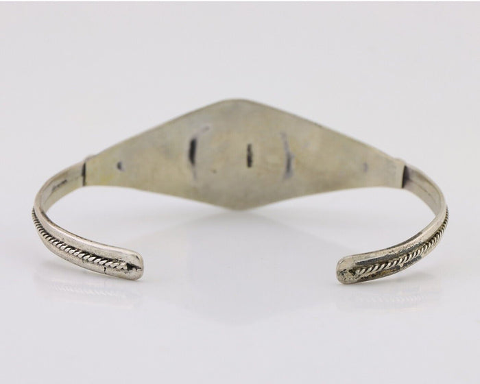 Navajo Handmade Bracelet 925 Silver Arizona Turquoise Native American C.80's