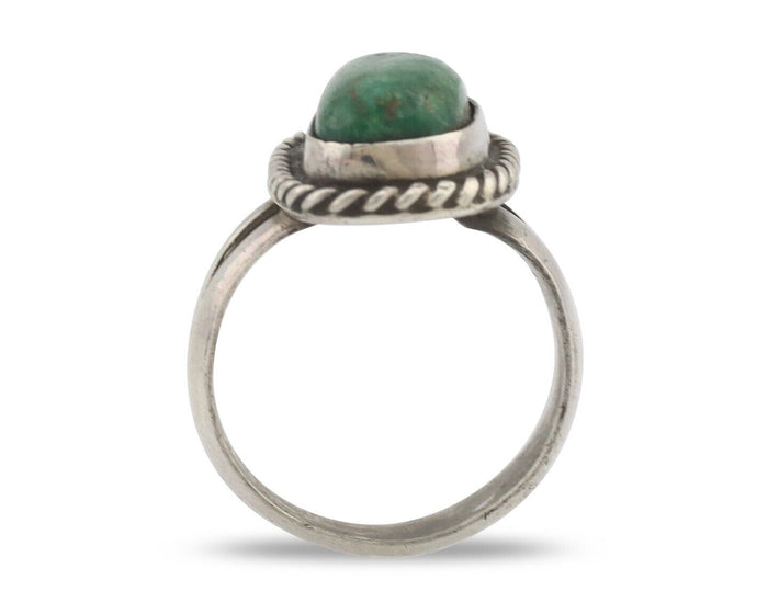 Navajo Handmade Ring 925 Silver Southwest Turquoise Native Artist C.80's