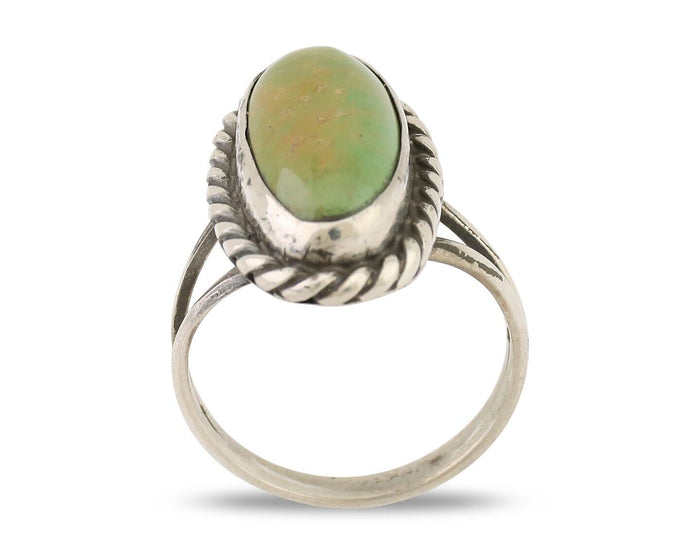 Navajo Handmade Ring 925 Silver Turquoise Native American Artist C.80's