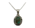 Navajo Necklace 925 Silver Arizona Turquoise Handmade Signed Gecko C.90's