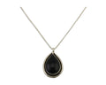 Navajo Necklace 925 Silver Black Onyx Artist Signed BB C.80's