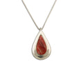 Navajo Necklace 925 Silver Natural Oyster Artist Signed ChaRay Circa 1988