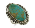 Navajo Ring .925 Silver Blue Southwest Turquoise Artist Billy Eagle C.80's