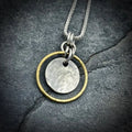 Nichole Collins - Necklace - Vermeil Circle and Disk #V200n