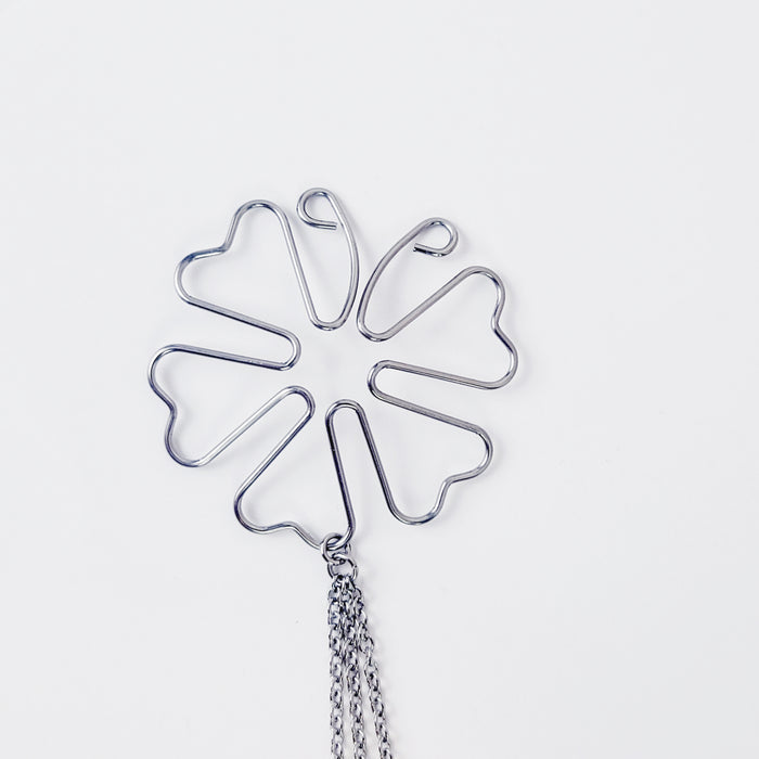 Nipple Shield Clamps, All Stainless Steel, with Chain Attached.