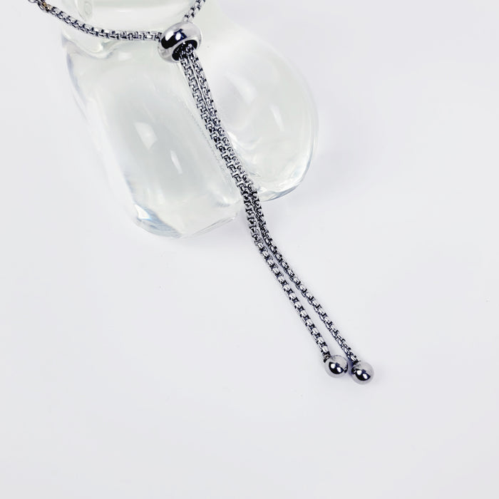 Penis Noose Chain Bracelet with Celtic Sheild Knot and Lapis Lazuli.