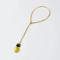 Pineapple Penis Noose, Gold. Non Piercing Cock Chain Jewelry, Lifestyle Ware.