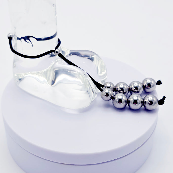 Silicone and Steel Penis Noose, Weighs 1.5 ounces.