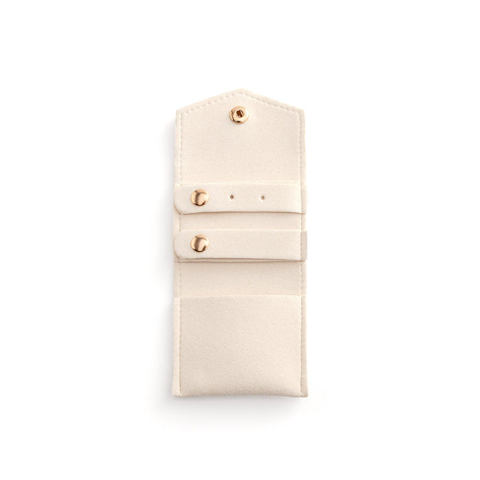 Jewelry Pouch Small Microfibre Open