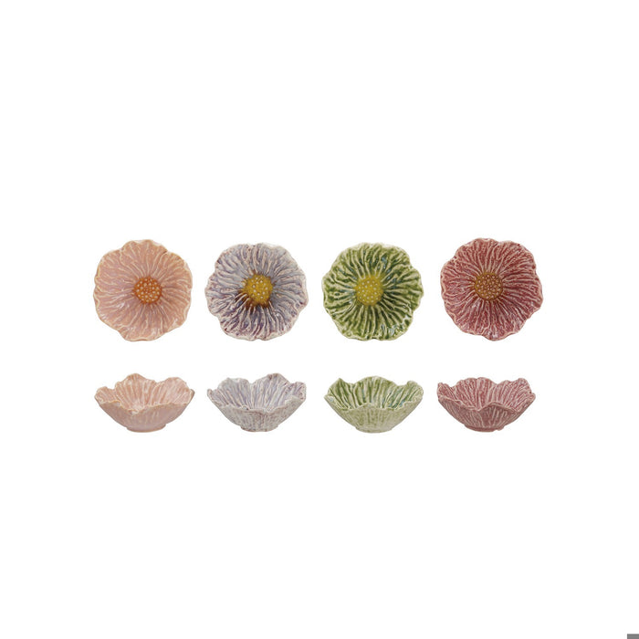 Stoneware Flower Bowl