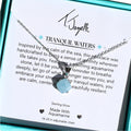 Tranquil Waters Silver Charm Necklace