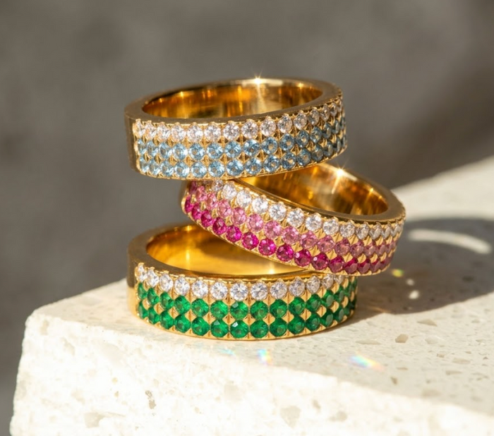 Tropics Layered Gemstone Ring