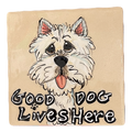 west highland terrier ceramic decorative tile 6x6 inch by debby carman