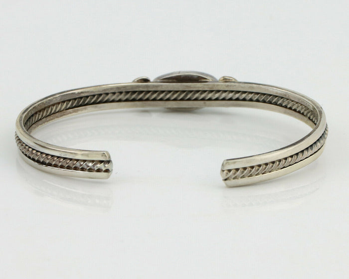 Women's Navajo .925 Silver Kingman Turquoise Artist Inca MFG Circa 1990's
