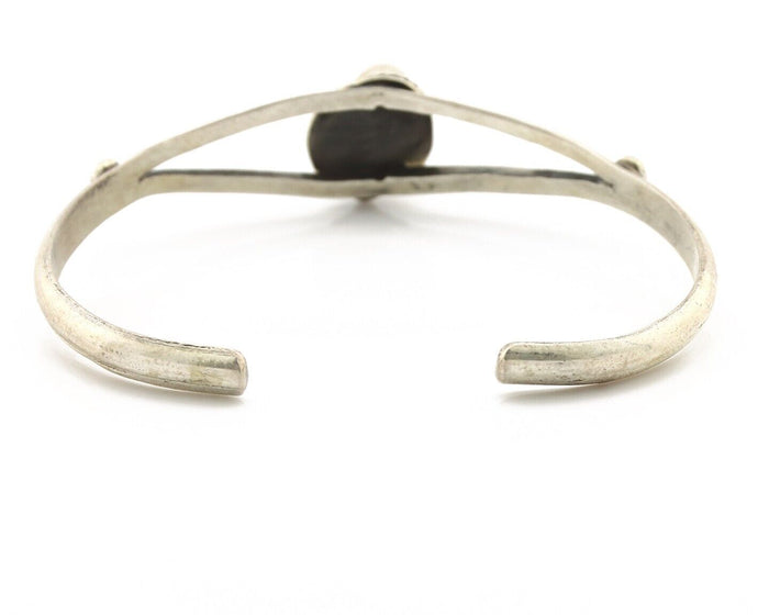 Women's Navajo Bracelet 925 Silver Natural Pink Mussel Native American C.80's
