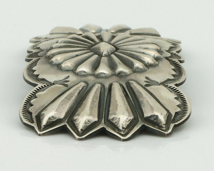 Women's Navajo Hair Clip .925 Silver Handmade Native Artist C.80's